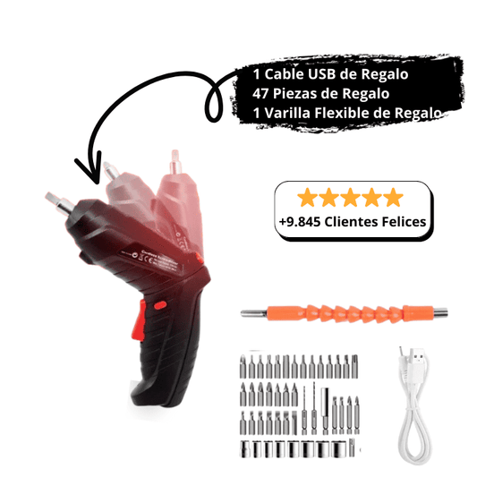 DESTORNILLADOR ELECTRICO + REGALOS ESPECIALES🎁